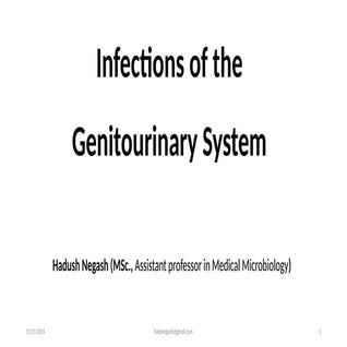 Microbial infections of Genitourinary system.pptx