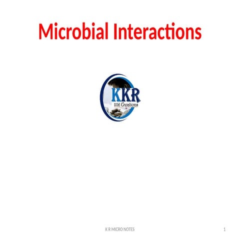 Microbial Interactions K R.                pptx