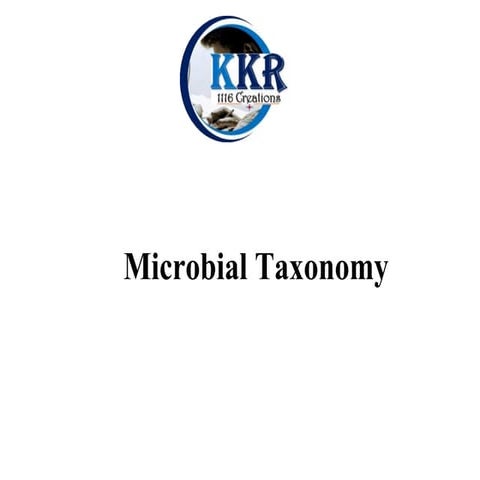 Microbial taxonomy