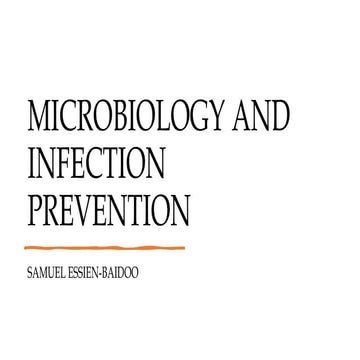 Microbiology & Infection Prevention.pptx