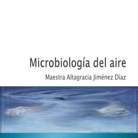 Microbiología del airediapositivas oky