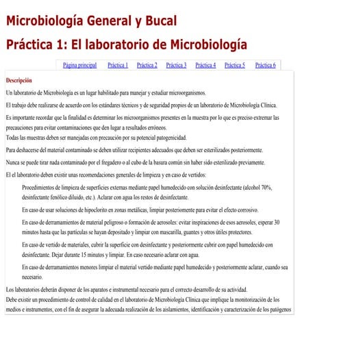 Microbiología general y bucal