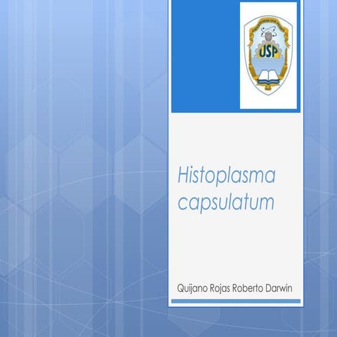 Microbiologia   histoplasma  capsulatum