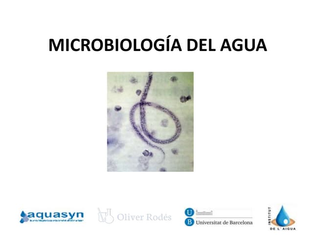 MICROBIOLOGIA DEL AGUA