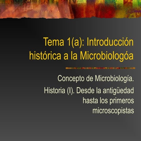 Microbiologia historia