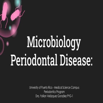 microbiologyy of the periodontium/gingiva