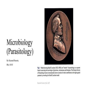 Medical Microbiology - Parasitology