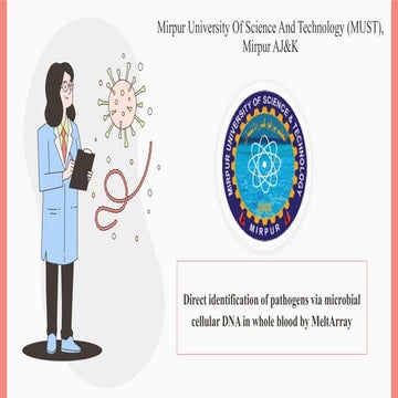 Microbiology used in processing Meltarray