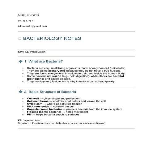 Introduction to Bacteria .. | PPTX