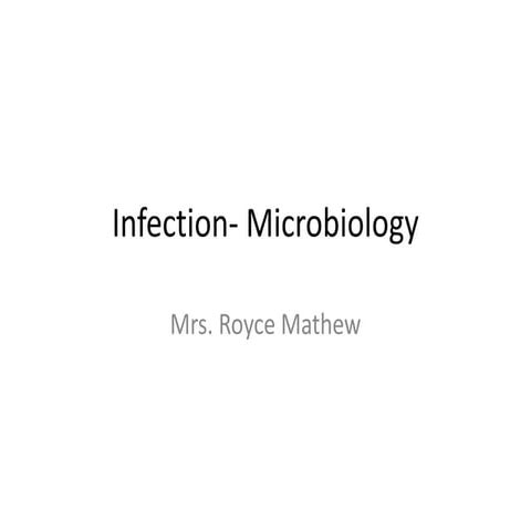 Microbiology Series 1- Infection.pptx