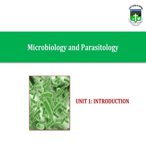 Microbiology Unit 1: Introduction
