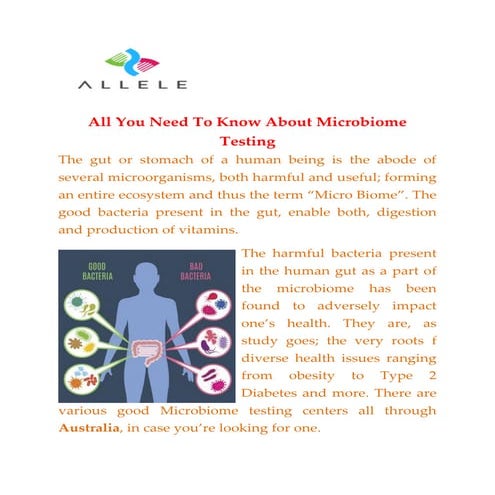 Microbiome Testing Australia