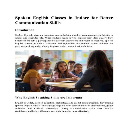 Storytelling Classes for Kids in India - LearnifyU | PDF