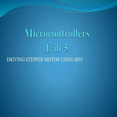 Micro c lab5(stepper-motor)