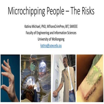 Microchipping People - The Risks (Engineers Australia)