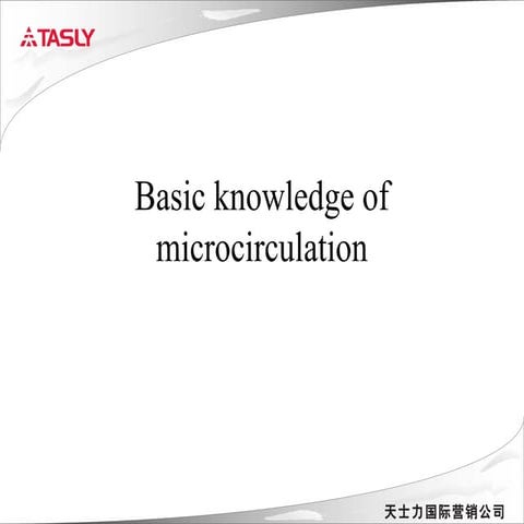 Microcirculation 