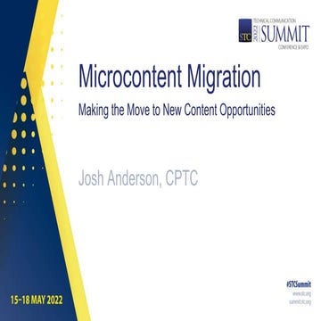 Rob Hanna - The Next Big Thing: Microcontent | PPTX