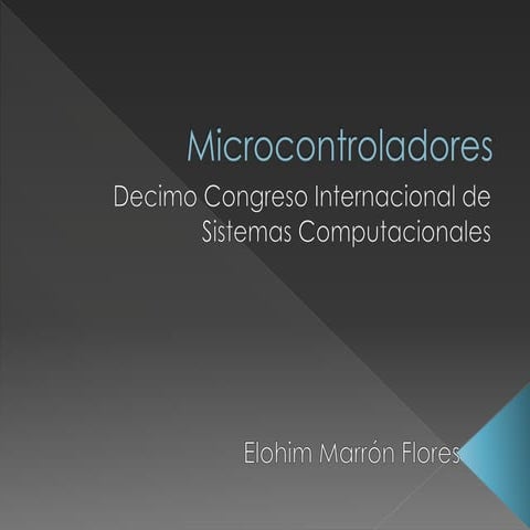 Microcontroladores Ciscx