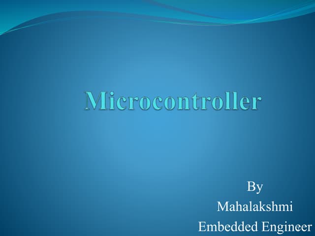 Microcontroller