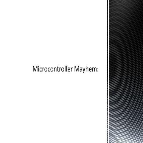 Microcontroller mayhem - ECTF & USSS 2011