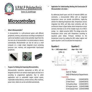 Microcontroller poster