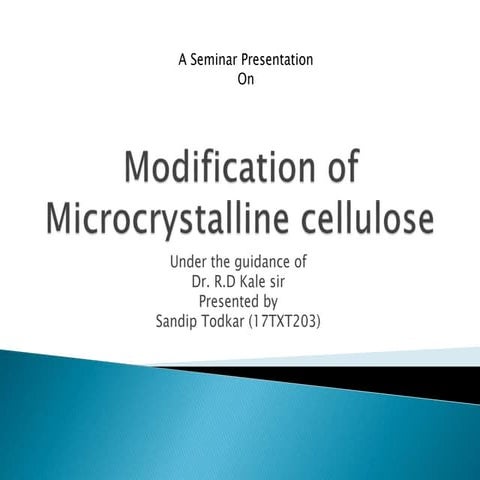 Microcrystalline cellulose