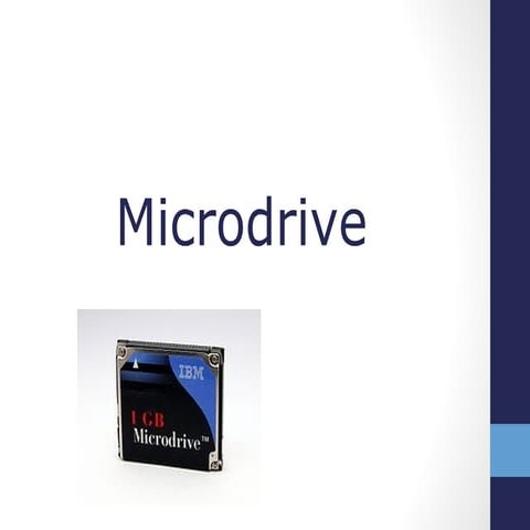 Microdrive | PPT