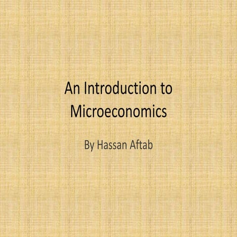 Microeconomics 140113120359-phpapp02