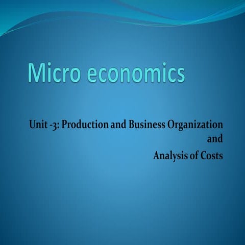 Micro economics 3