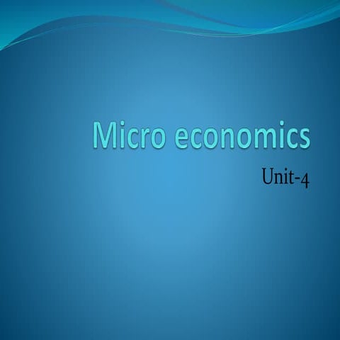 Micro Economics 4 Pptx