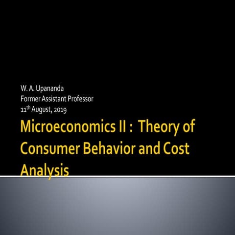 Microeconomics ii
