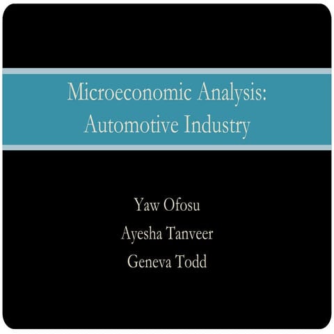 Course 5170 Microeconomics presentation vfinal