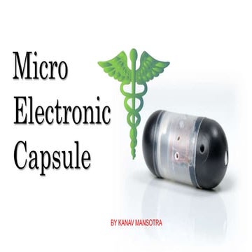 Microelectroniccapsule