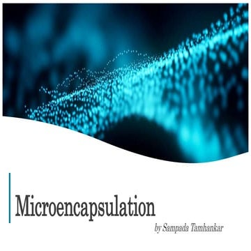 Microencapsulation