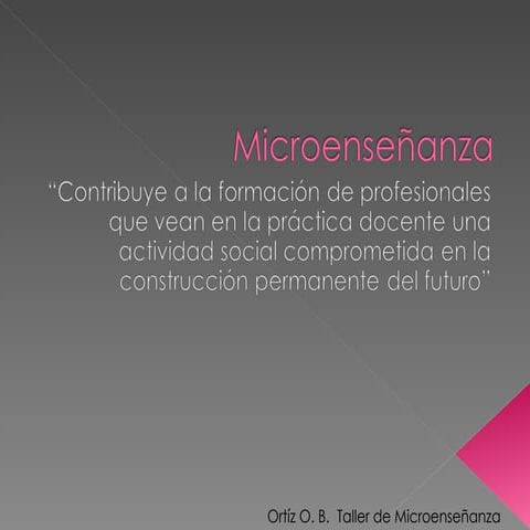 Microensenanza