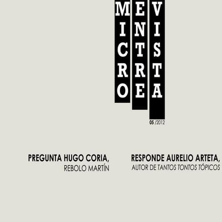 Microentrevista a Aurelio Arteta PPT