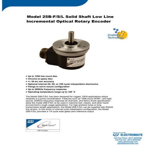 Micro e systems_-25b_f_s_l_datasheet