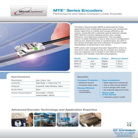 Micro e systems_ops_2p_datasheet | PDF