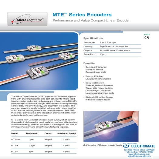 Micro e systems_mte_ds_datasheet