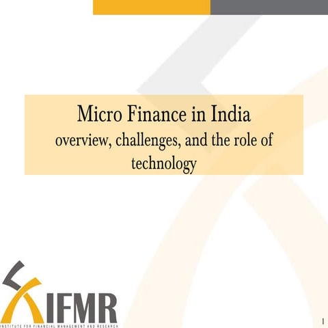 Micro finance