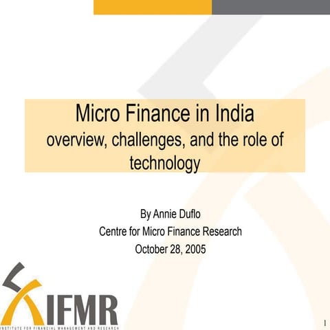 microfinance_annie  in. India microo.ppt