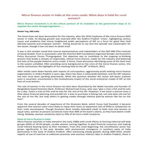 Micro finance _article__by_shalini_yog