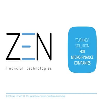 Micro finance company in 3 months!