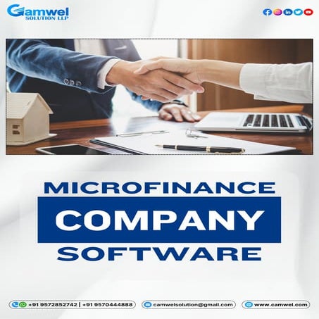 Microfinance Company Software by Camwel Solution LLP | PDF