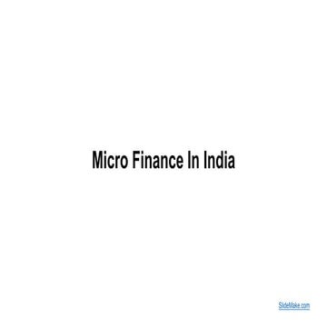 Micro Finance In India for marketing .pptx