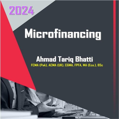 Microfinancing: The Catalyst for Scaling Up Economy