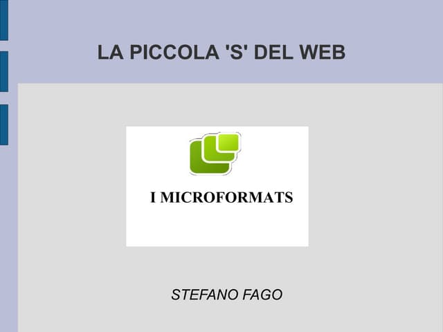... thinking about Microformats!