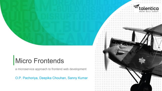 Micro Frontends