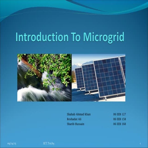 Microgrid. iettrichy