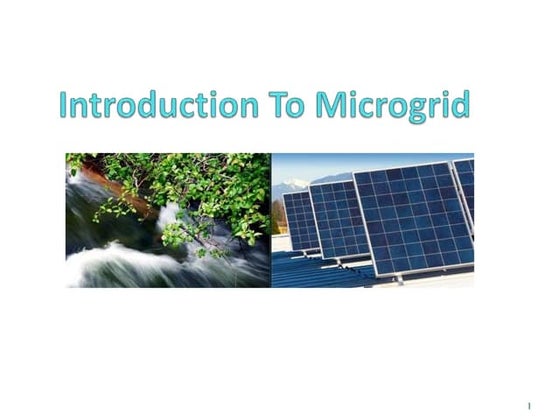 Microgrid Presentation | PPTX | Gas and Electric | Home Utilities